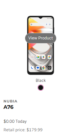 Nubia A76
