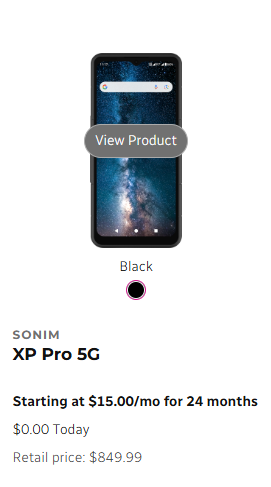 Sonim XP Pro 5G